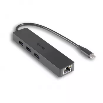 i-tec Advance USB-C õhuke Passive HUB 3 Port + Gigabit Ethernet Adapter