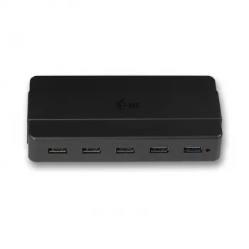 i-tec USB 3.0 Charging HUB 7 Port Power Adapter USB 3.2 Gen 1 Type-B