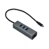i-tec Metal USB-C HUB 3 Port + Gigabit Etherneti adapter