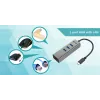i-tec Metal USB-C HUB 3 Port + Gigabit Etherneti adapter
