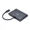 USB-C HDMI reisiadapter ITEC i-tec USB C HDMI reisiadapter PD/andmed — must, kiibistik RTS5403/RTS5404/RTS5411/PS176, 90×58×14 mm