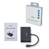 USB-C HDMI reisiadapter ITEC i-tec USB C HDMI reisiadapter PD/andmed — must, kiibistik RTS5403/RTS5404/RTS5411/PS176, 90×58×14 mm