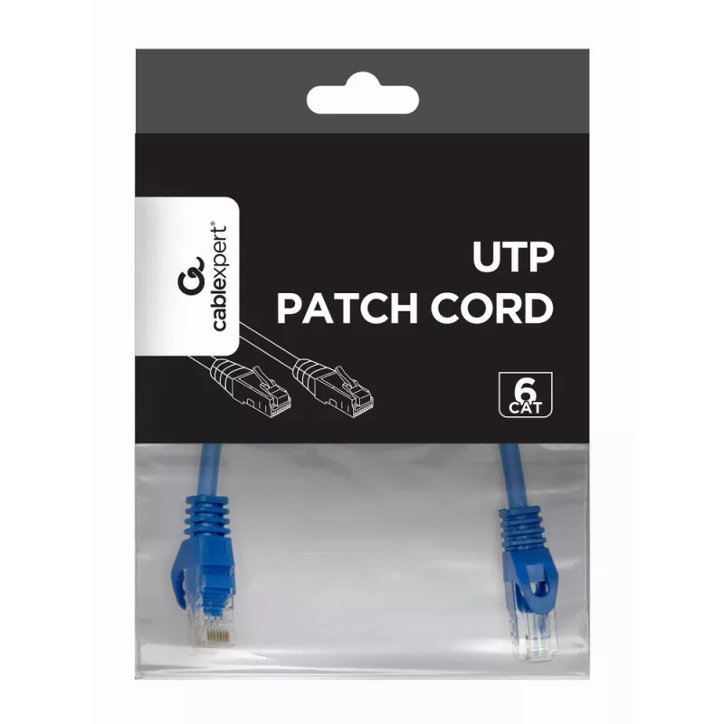 Networking kaabel Gembird PP6U-0.25M/B RJ-45 Cat6 0.25m Blue