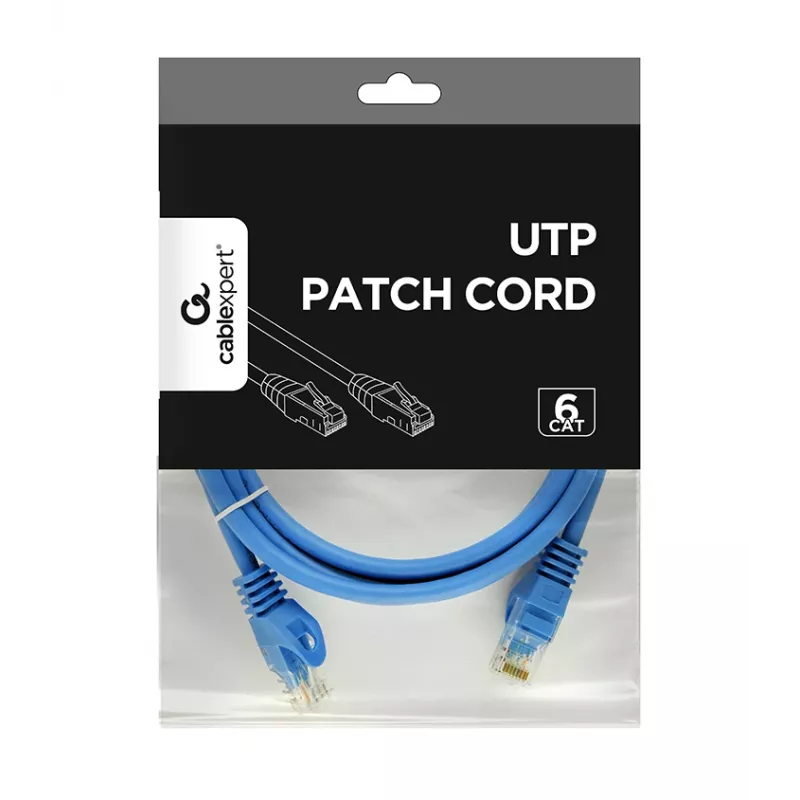 Võrgukaabel Gembird PP6U-2M RJ-45 Cat6 2m sinine