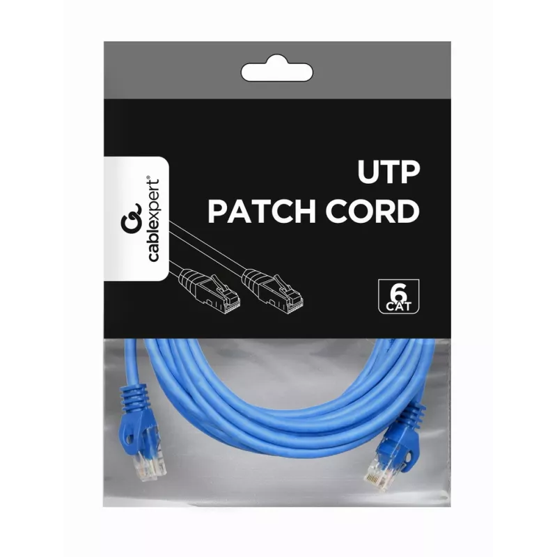 Võrgukaabel Gembird PP6U-3M RJ-45 Cat6 3m sinine