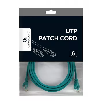 Võrgukaabel Gembird PP6U-3M RJ-45 Cat6 3m Roheline