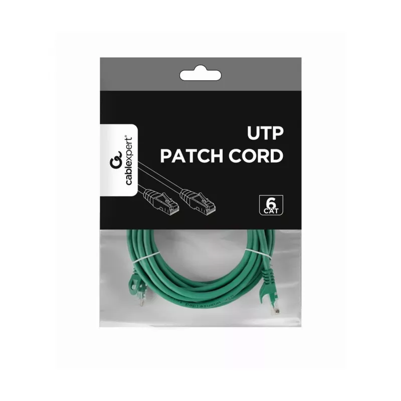 GEMBIRD patch-kaabel - CAT6 - UTP - 5m - roheline