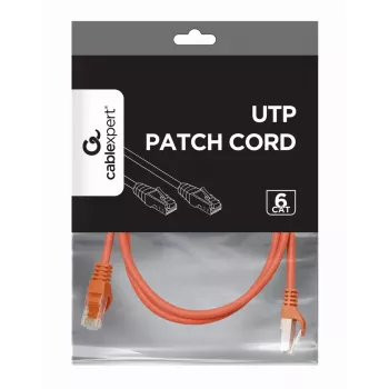 GEMBIRD ühenduskaabel - CAT6 - UTP - 1 m - punane