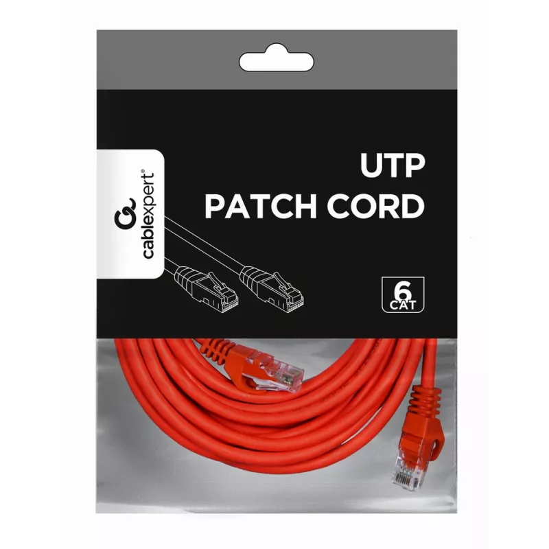 GEMBIRD patch-kaabel - CAT6 - UTP - 5m - Red