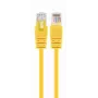 Võrgukaabel Gembird Cat6 U/UTP 0,25 m RJ-45 kollane