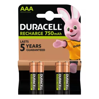 Duracell AAA (4tk) laetav aku nikkel-metallhüdriid (NiMH)