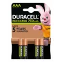 Duracell AAA (4tk) laetav aku nikkel-metallhüdriid (NiMH)
