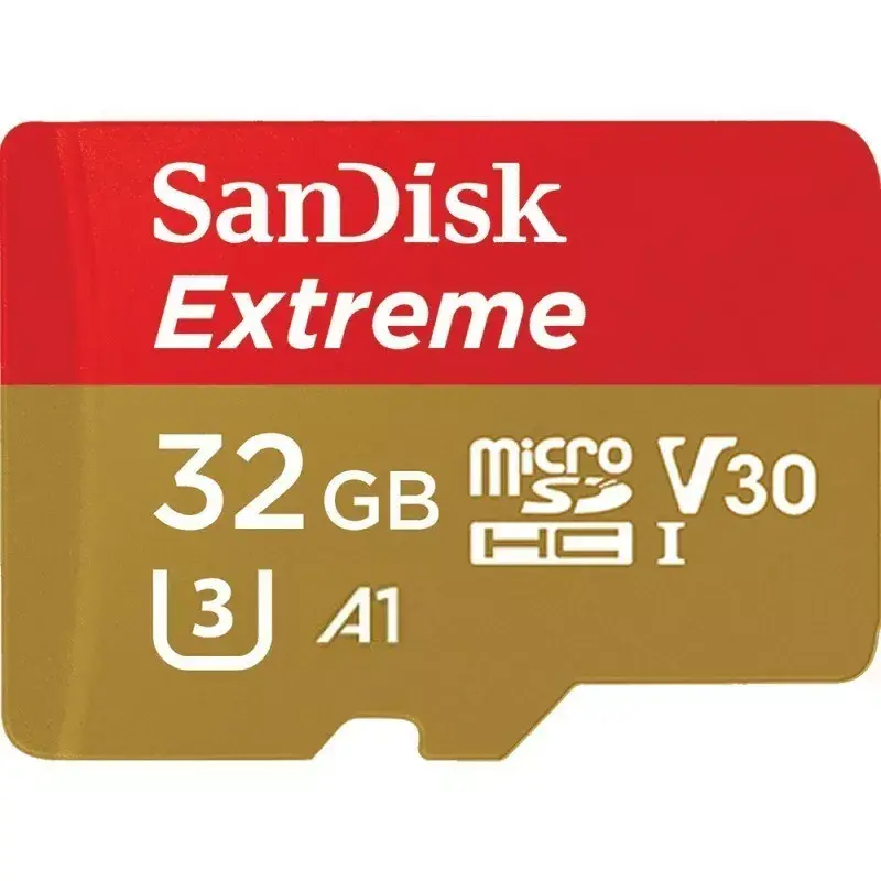 WESTERN DIGITAL SanDisk micro SDXC Extreme 32GB (A1/ V30/ U3/ UHS-I/ Cl.10/ R100/ W60) + adapter action-kaamerale
