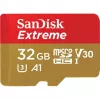 WESTERN DIGITAL SanDisk micro SDXC Extreme 32GB (A1/ V30/ U3/ UHS-I/ Cl.10/ R100/ W60) + adapter action-kaamerale