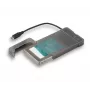 i-tec MySafe USB-C 3.1 Gen. 2 easy, HDD/SSD korpus, 2,5-tolline, Serial ATA, Serial ATA II, Serial ATA III, 10 Gbit/s, USB-ühenduvus, must