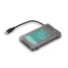 i-tec MySafe USB-C 3.1 Gen. 2 easy, HDD/SSD korpus, 2,5-tolline, Serial ATA, Serial ATA II, Serial ATA III, 10 Gbit/s, USB-ühenduvus, must