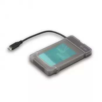 i-tec MySafe USB-C 3.1 Gen. 2 easy, HDD/SSD korpus, 2,5-tolline, Serial ATA, Serial ATA II, Serial ATA III, 10 Gbit/s, USB-ühenduvus, must