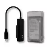 i-tec MySafe USB-C 3.1 Gen. 2 easy, HDD/SSD korpus, 2,5-tolline, Serial ATA, Serial ATA II, Serial ATA III, 10 Gbit/s, USB-ühenduvus, must