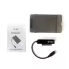 i-tec MySafe USB-C 3.1 Gen. 2 easy, HDD/SSD korpus, 2,5-tolline, Serial ATA, Serial ATA II, Serial ATA III, 10 Gbit/s, USB-ühenduvus, must