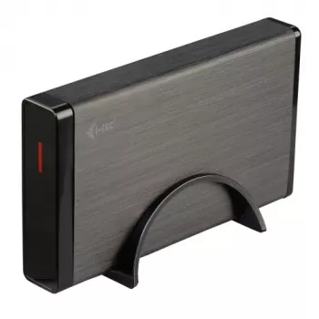 i-tec MYSAFE Advanced 3,5-tolline USB 3.0, HDD-korpus, 3,5 tolli, Serial ATA, Serial ATA II, Serial ATA III, 5 Gbit/s, USB-ühenduvus, Must, Metallik
