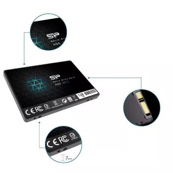 SILICON POWER SSD - A55 - 128GB - 2,5 tolli - SATA III SLC