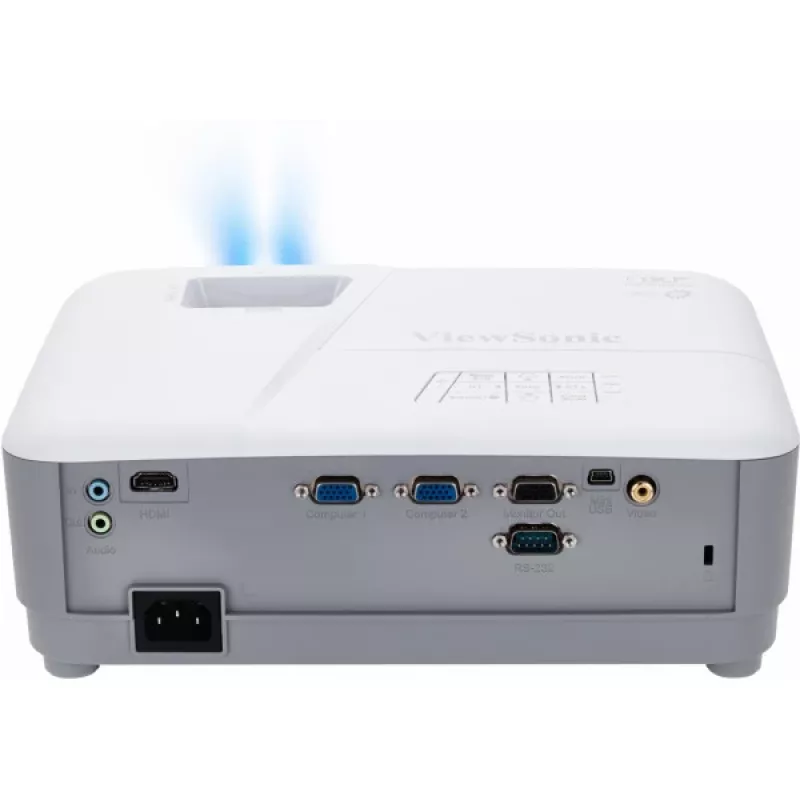 Viewsonic PA503W andmeprojektor, standardse viskega projektor, 3800 ANSI luumenit, DMD, WXGA (1280x800), valge