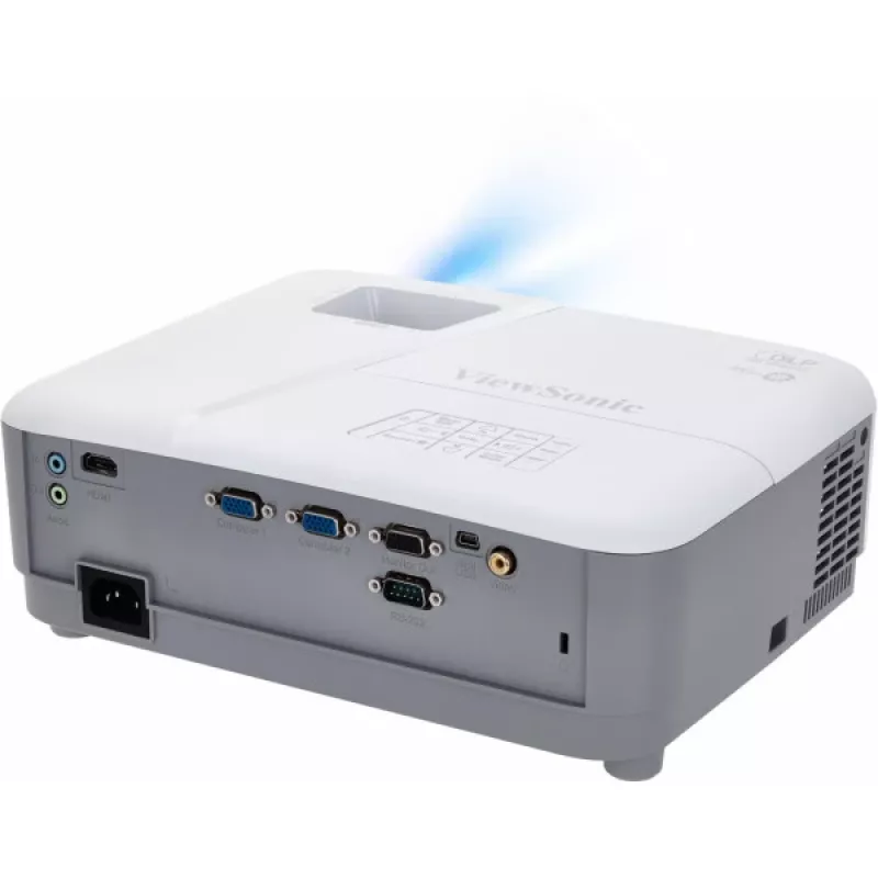 Viewsonic PA503W andmeprojektor, standardse viskega projektor, 3800 ANSI luumenit, DMD, WXGA (1280x800), valge