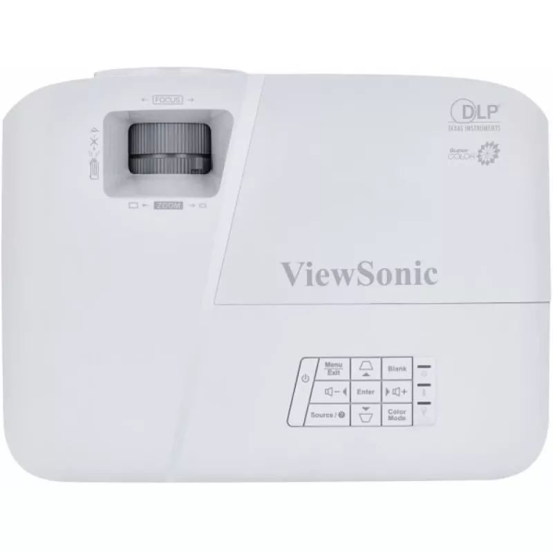 Viewsonic PA503W andmeprojektor, standardse viskega projektor, 3800 ANSI luumenit, DMD, WXGA (1280x800), valge