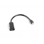 Video kaabli adapter LANBERG Mini DisplayPort (isas) HDMI A-tüüpi (emas), 0,2 m, 1920x1200 @60 Hz, DisplayPort 1.2, must