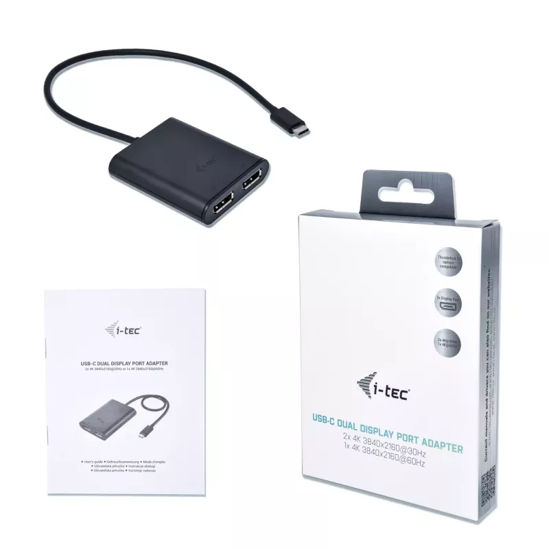 i-tec USB-C 3.1 Dual 4K DP videoadapter