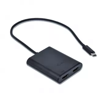 i-tec USB-C 3.1 Dual 4K HDMI videoadapter, 3.2 Gen 1 (3.1 Gen 1), USB USB-C, HDMI väljund, 3840 x 2160 pikslit