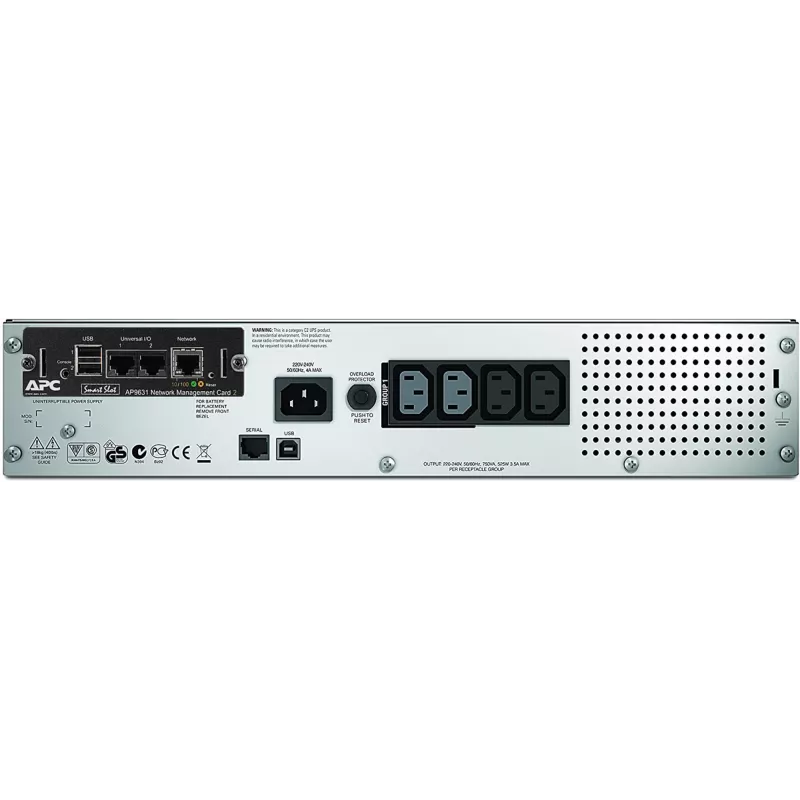 APC Smart-UPS SMT750RMI2UNC - 4x C13, USB, riiulisse paigaldatav, NMC, 750VA
