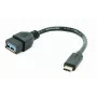 USB-kaabel Gembird A-OTG-CMAF3-01, USB‑C to USB‑A, 0,2 m, must