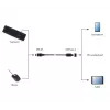 USB-kaabel Gembird A-OTG-CMAF3-01, USB‑C to USB‑A, 0,2 m, must