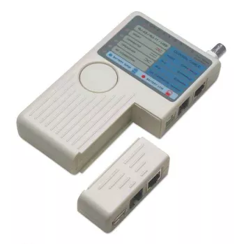 Intellinet 4-in-1 kaabel Tester, RJ-11, RJ-45, USB ja BNC, ühe nupuga test