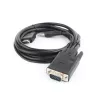 GEMBIRD HDMI VGA-le ja heliadapteri kaabel, ühe pordiga, 3 m, must