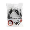 GEMBIRD HDMI VGA-le ja heliadapteri kaabel, ühe pordiga, 3 m, must