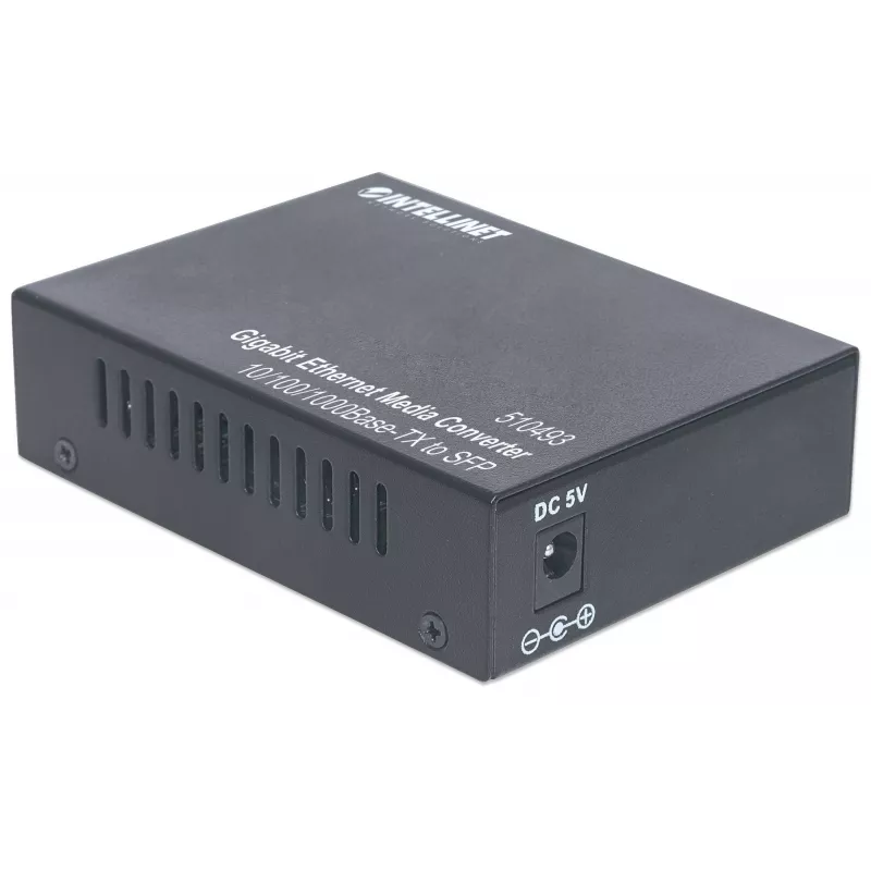 Intellinet Gigabit Ethernet to SFP meediamuundur, 10/100/1000Base-Tx SFP pesasse, tühi