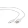 Lightning-kaabel Gembird CC-USB2-AMLM-2M-W — 2 m, Lightning USB-A-le, USB 2.0, valge