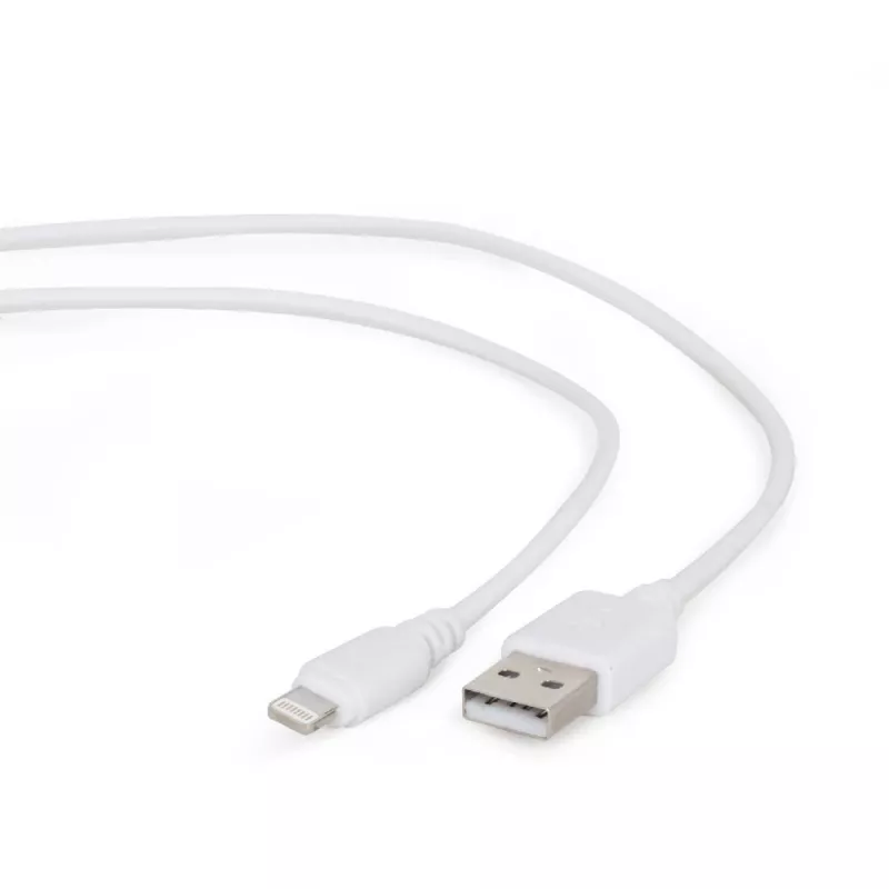 Lightning-kaabel Gembird CC-USB2-AMLM-2M-W — 2 m, Lightning USB-A-le, USB 2.0, valge