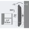 Techly 13-30 inch seinakinnitus LED LCD TV-le, täisliigutatav, ICA-LCD 201BK