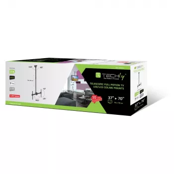 Techly 37-70 Telescopic Ceiling Long Support LED TV LCD” ICA-CPLB 946L