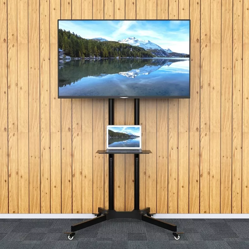 Techly põrandakäru riiulitoega LCD / LED / Plasma 30-65 tolli ICA-TR6