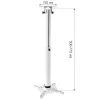Techly Support Projector Ceiling Extension 500-770 mm Valge ICA-PM 104MW