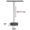 Techly Support Projector Ceiling Extension 500-770 mm Valge ICA-PM 104MW
