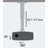Techly Projector Ceiling Stand Extension 30-37 cm Hõbedane ICA-PM 102S