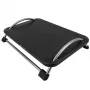Techly reguleeritav jalatoend ICA-FR 13, must, ABS sünteetika, 430 mm, 280 mm, 1,24 kg