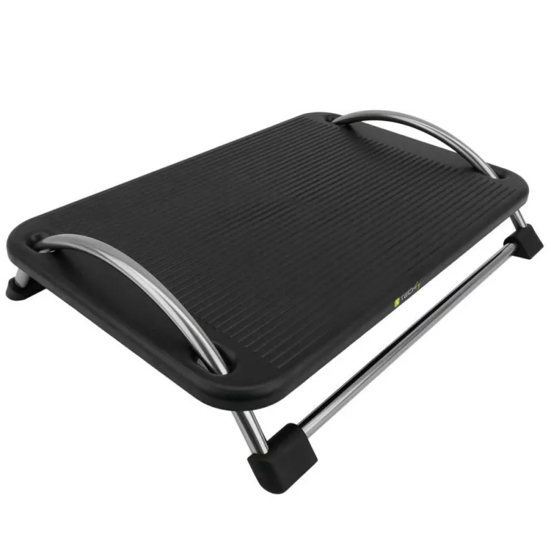 Techly reguleeritav jalatoend ICA-FR 13, must, ABS sünteetika, 430 mm, 280 mm, 1,24 kg