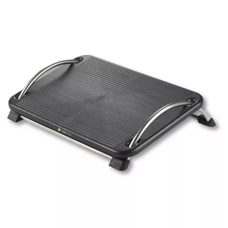 Techly reguleeritav jalatoend ICA-FR 13, must, ABS sünteetika, 430 mm, 280 mm, 1,24 kg