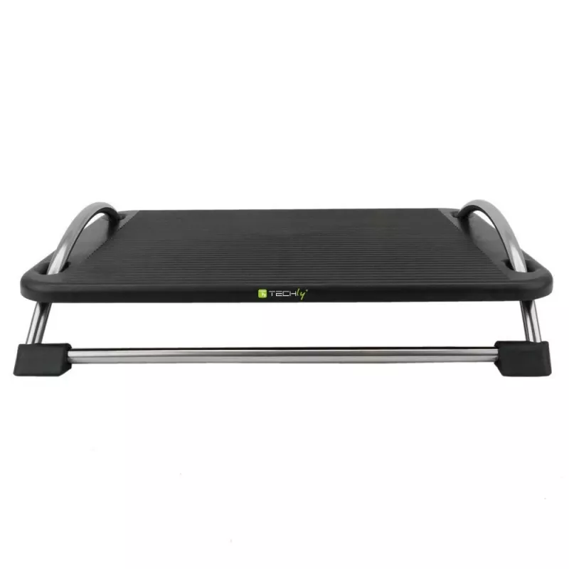Techly reguleeritav jalatoend ICA-FR 13, must, ABS sünteetika, 430 mm, 280 mm, 1,24 kg
